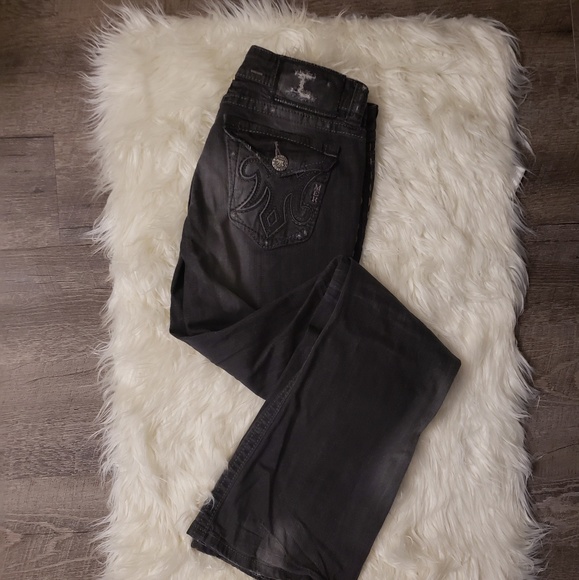MEK Denim Jean's, black, size 27 boot cut - Picture 3 of 4